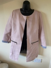 Pink/grey Trim Jacket Size 10/12 Made In Italy
