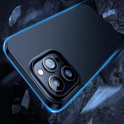 Apple iPhone 14/13 Pro Max Plus Schutzhülle Slim Schwarz Silikon TPU