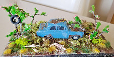 Diecast 1950s Ford Anglia Popular 100E Diorama Scene