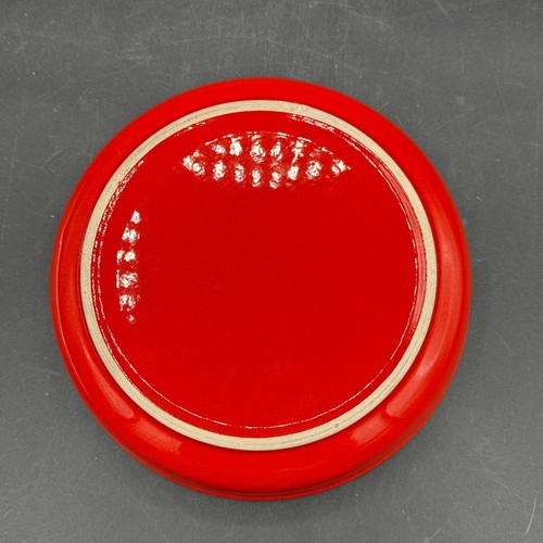 Waechtersbach CHRISTMAS Pasta Shallow Bowls 8" Individual Red Germany - Picture 5 of 8