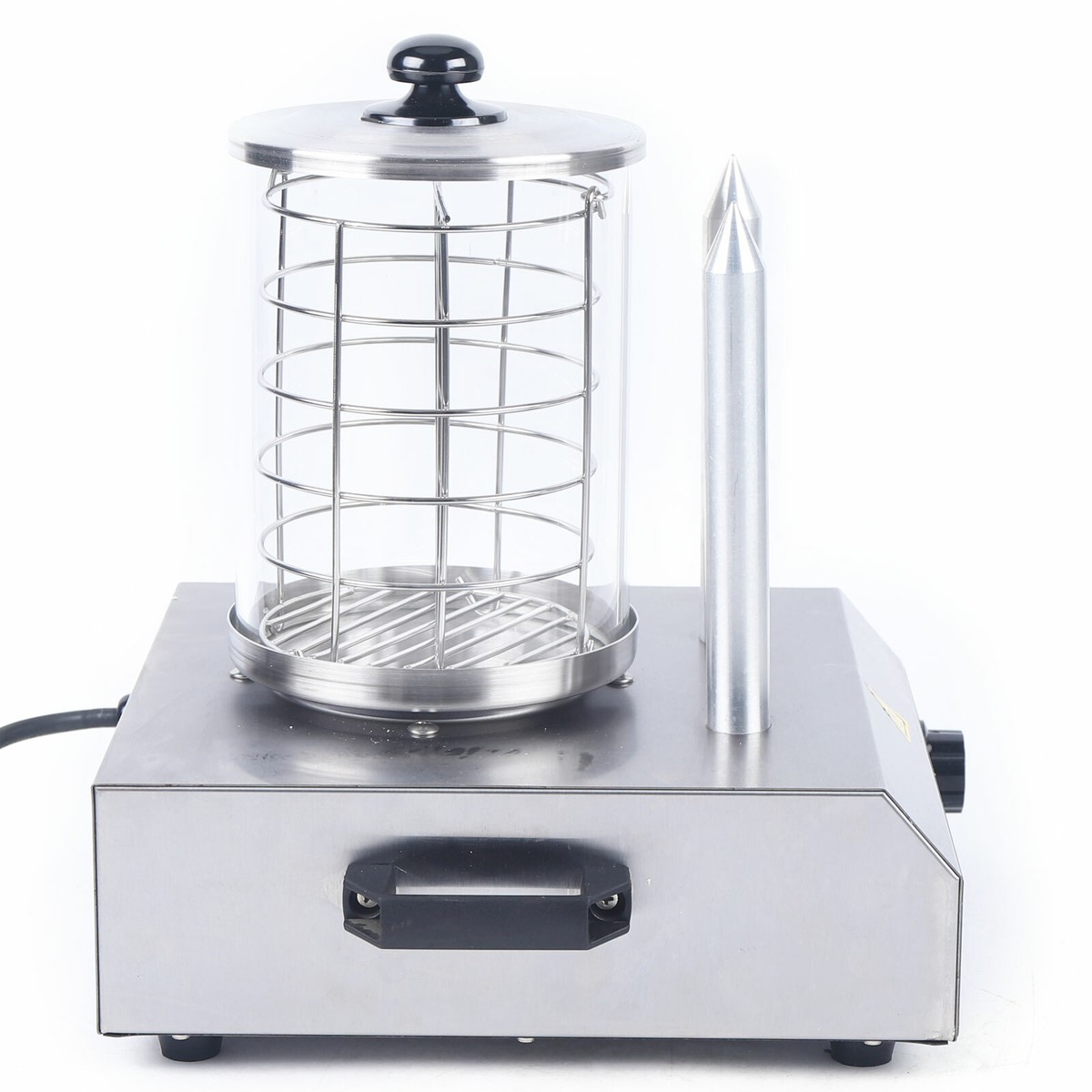 Professional Hot Dog Maker 422W Stainless Steel Housing W/2 Heater Spikes |  eBay