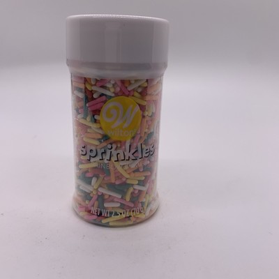 Wilton Sprinkles Rainbow Jimmies 2.5 Oz 