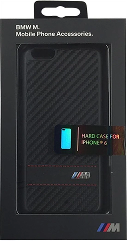 Funda Rígida Efecto Carbono Colección Oficial BMW M para iPhone 6-bk BMHCP6MCC Foto 2 de 3