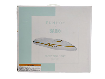 Funboy x Bark Yacht Dog Float Water Toy Pool Float 63'' by 27'' New in box