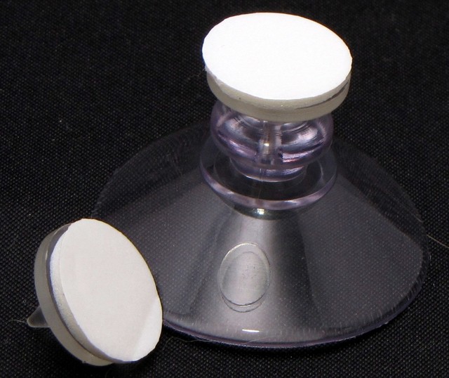 25 13/4 Medium Suctioncups4u Padded Adhesive Tack Freebie Suction Cups