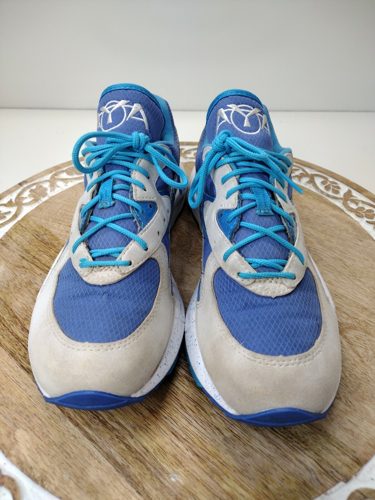 Saucony Aya Shoes S70460-2 in Blue & White Men's Size 7.5 thumbnail 2