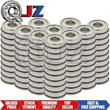 100-Pack FR4-ZZ Deep Groove Flanged Ball Bearing 1/4" ID x 5/8" OD x 0.196" W