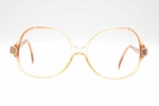 Vintage Terri Brogan 8629 Optyl Brown Oval Glasses Frame Eyeglasses NOS