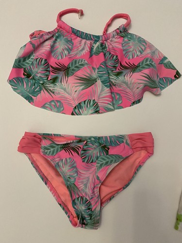 Girls swimsuits lot of 3 Top & Bottom one piece Cover size 6 Wonder Nation - Picture 2 of 10