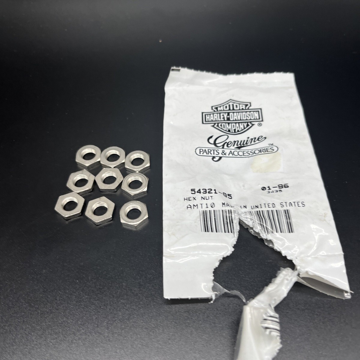 TA@7.92 Harley Davidson OEM Hex Nut 54321-85 QTY 9 | eBay