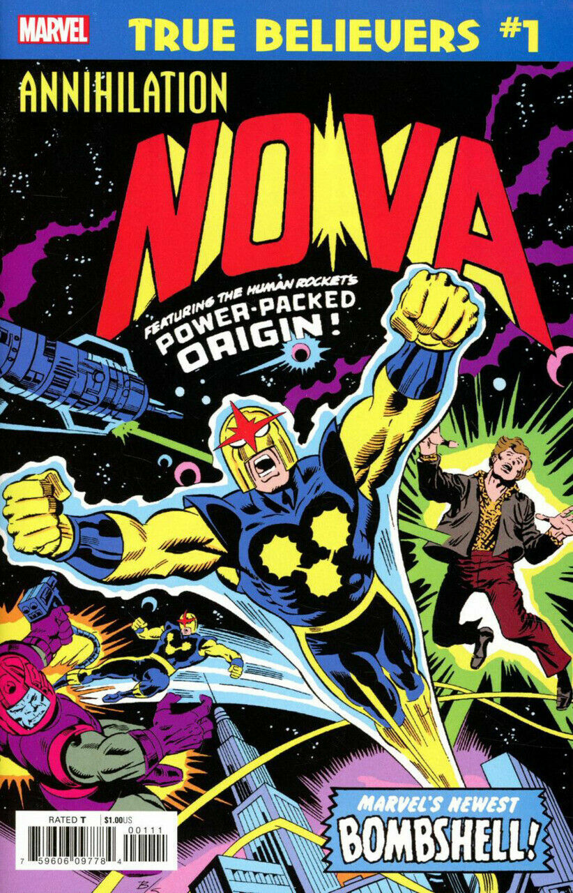 True Believers NOVA  #1 (Reprint / Annihilation / Origin / 1976 / NM)