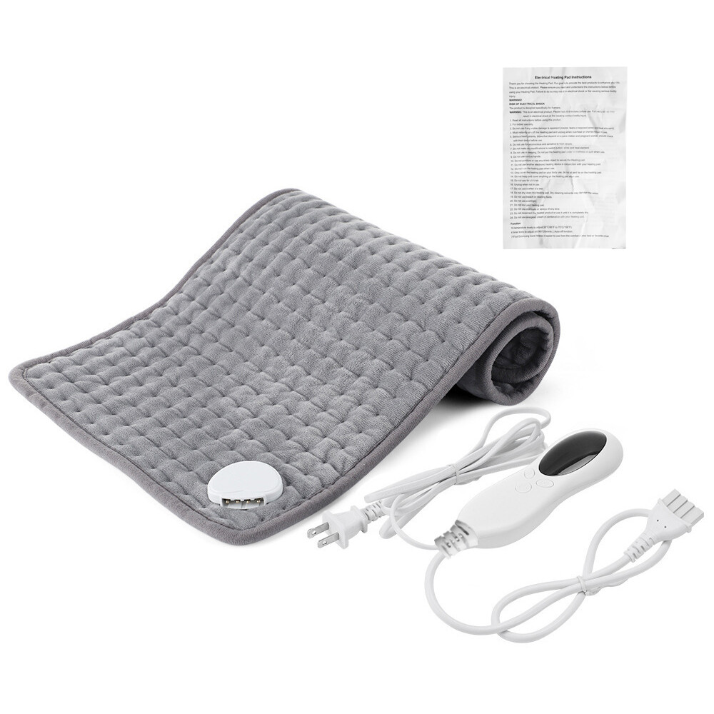 Electric Heating Pad 10 Heat Settings Back Pain Leg Cramps Relief Warmer 24"