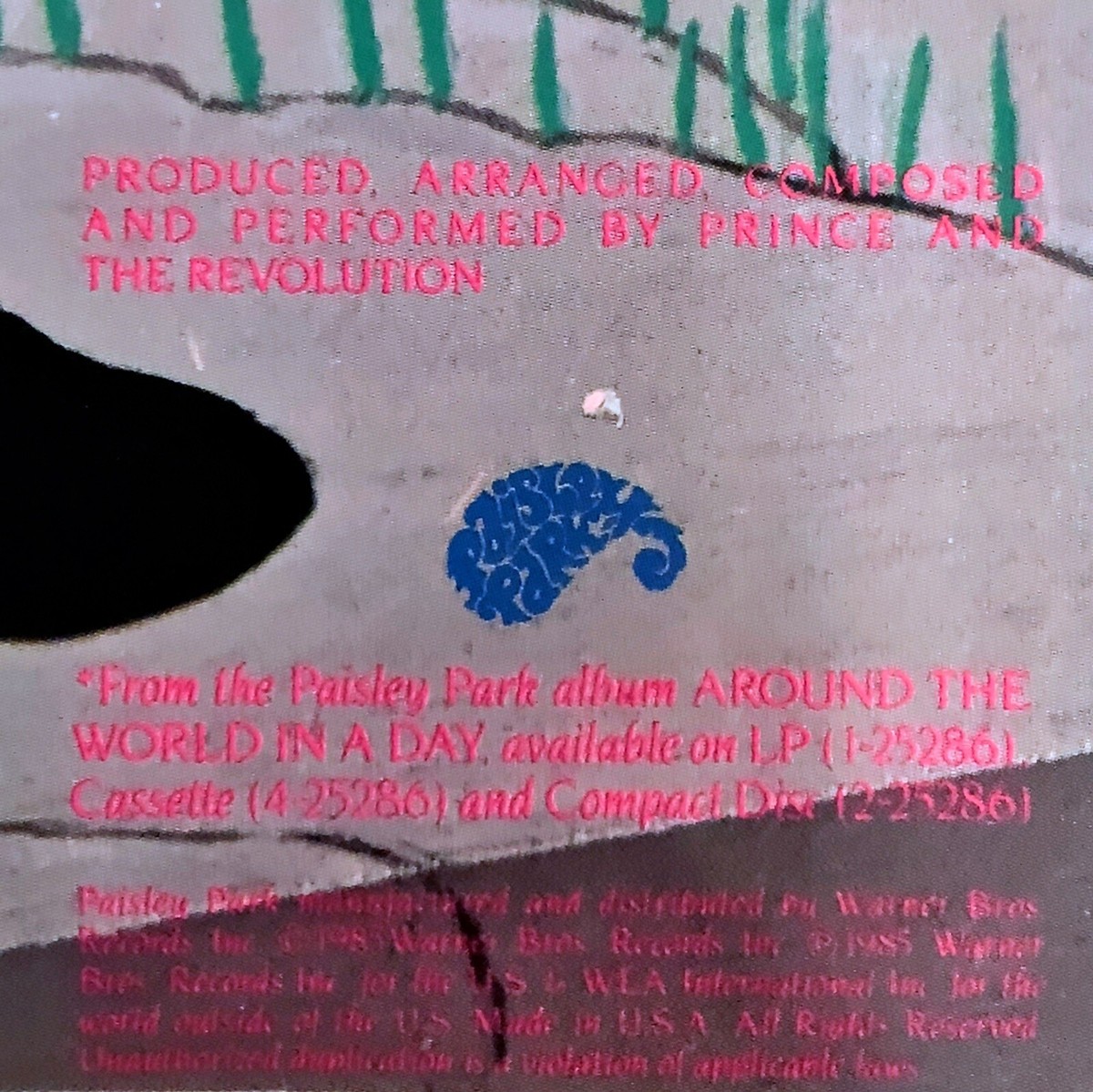 PRINCE & THE REVOLUTION 'Pop Life' 7