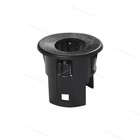 TRQ Rear Parking Assist Sensor Bezel Set - Black, Fits 2014-2019 Chevy Silverado & GMC Sierra