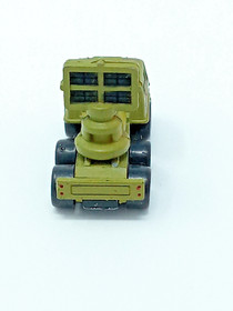 Micro Machines Funrise 1988 ? mini USA Military Truck w/ Anntenna / comms Dish
