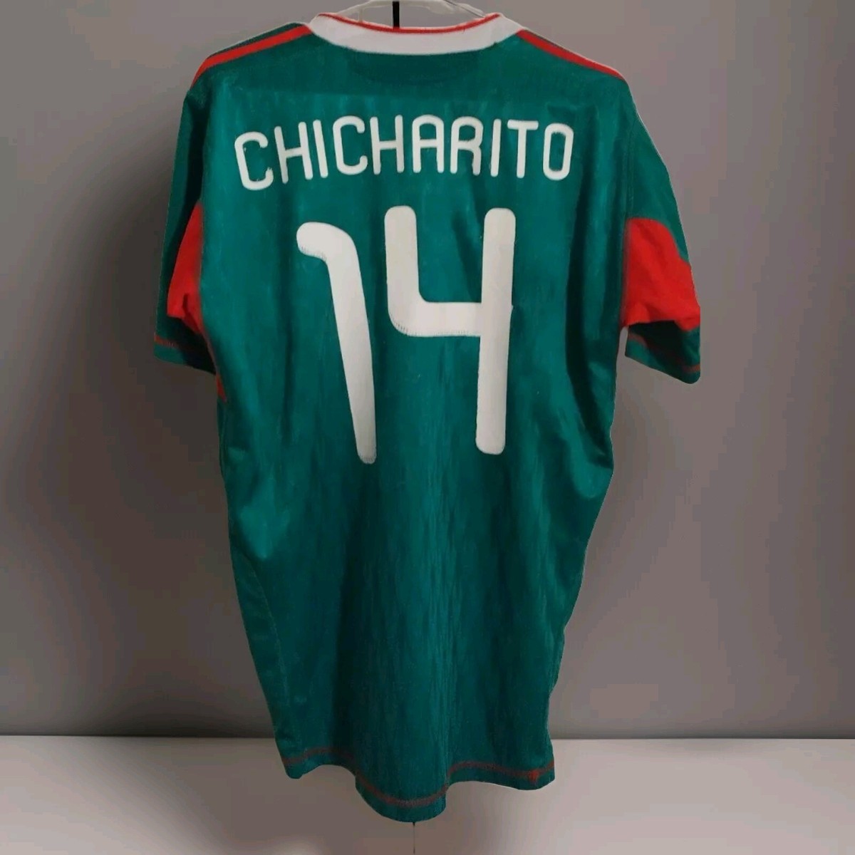 CHICHARITO様 Chicharito Mexico 2010 WORLD CUP Home Long Sleeve Soccer