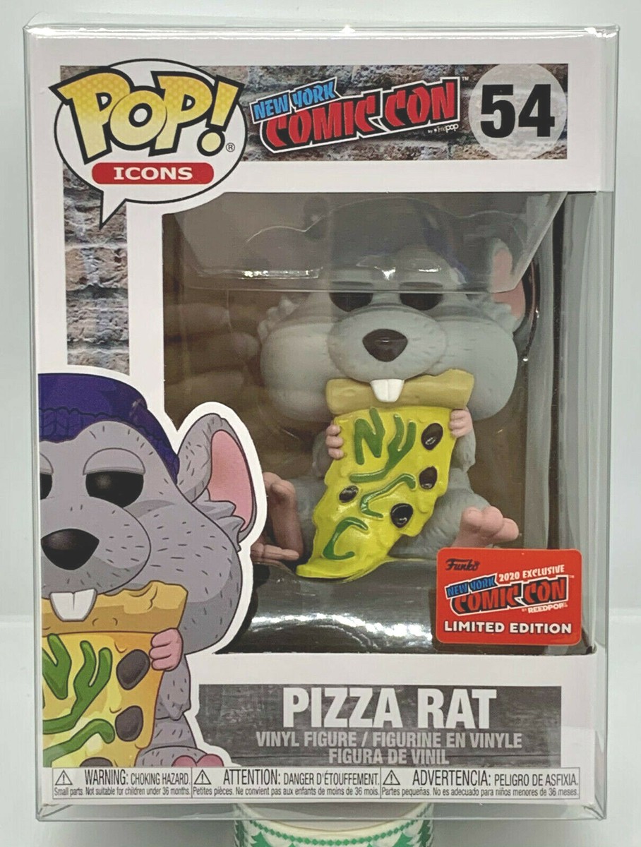 Pizza Rat Pop #54 NYCC 2020 Funko Icons Limited Edition Exclusive