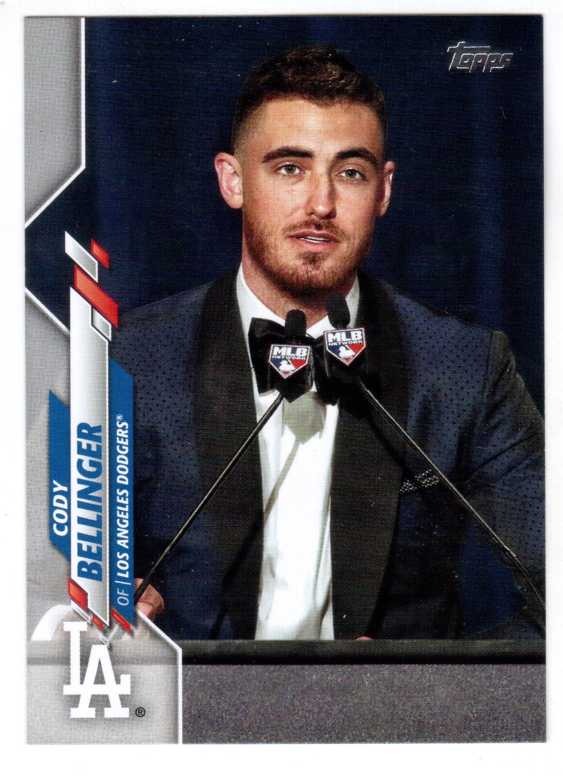 2020 TOPPS UPDATE SERIES #U-80 CODY BELLINGER SP AT PODIUM