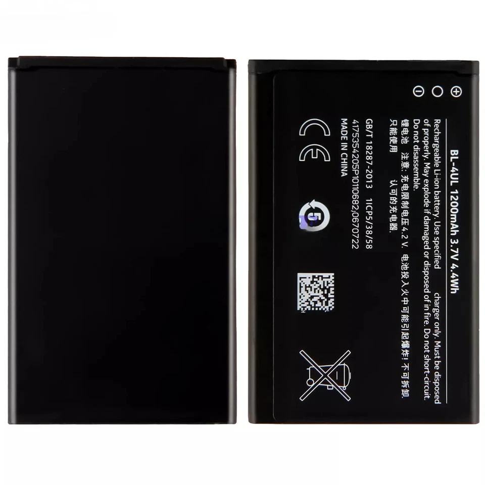 Batería de repuesto para Nokia 225 RM-1011 RM-1126 RM-1012 BL-4UL herramienta EE. UU. Foto 3 de 4