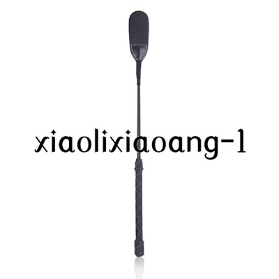 Riding Horse Crop Handle Genuine Leather Flogger Paddle Whip Roleplay Binding