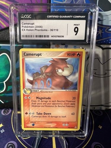 Camerupt graded CGC 9 for sale on eBay