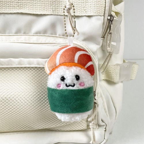 Cartoon Salmon Caviar Sushi Keychain Bag Pendant Bag Decoration Accessories - Picture 4 of 9