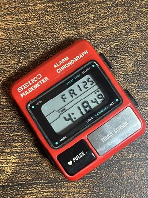SEIKO セイコー パルスメーター PULSE METER S229-5000 Seiko Pulse Meter Digital Quartz Watch S229-5000 without