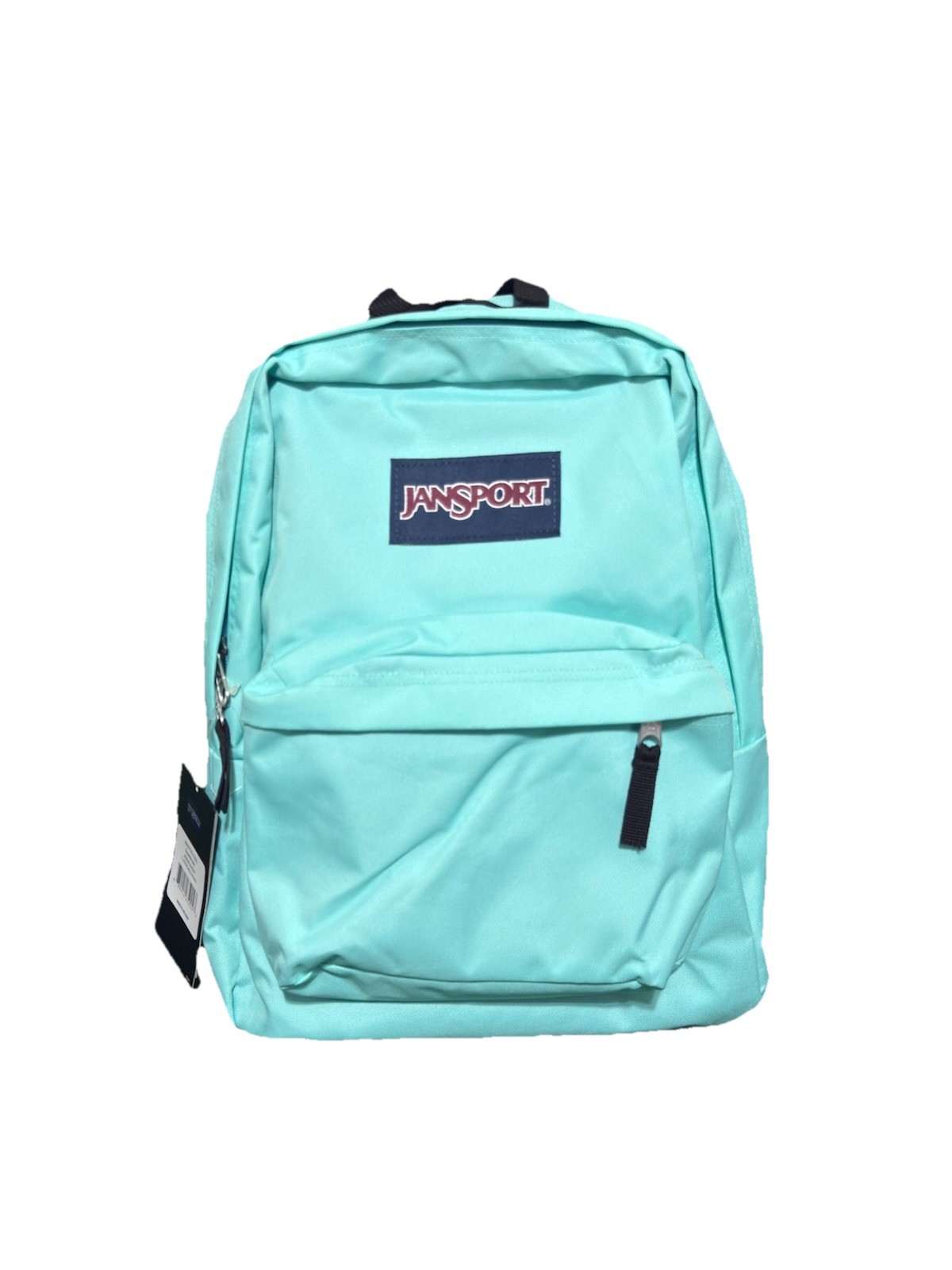 JanSport SuperBreak Backpack Aqua Dash Mint Blue NWT New