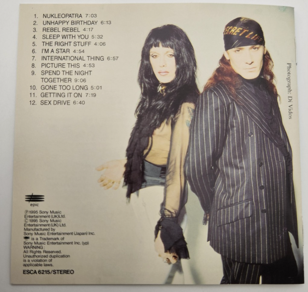 DEAD OR ALIVE Nukleopatra Japan 1st Edition CD ESCA 6215 w/OBI PWL