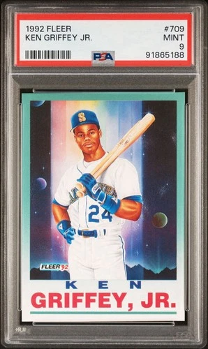 1992 Fleer Pro Visions Ken Griffey Jr #709 PSA 9 Seattle Mariners. Hall of  Fame