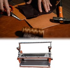 Manuelle Lederschälmaschine, verstellbare Schälmaschine für Lederhandwerk