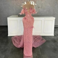 Pink Evening Dresses Luxury Special Party Dress For Women Sequin Prom Gowns