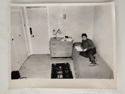 Student Roger Dale Prinz Charles Zimmer Pantycelyn Hall Aberystwyth 1969 Foto