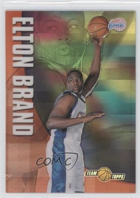 2001-02 Topps Chrome Team Topps Refractor Elton Brand #TT6 0u7