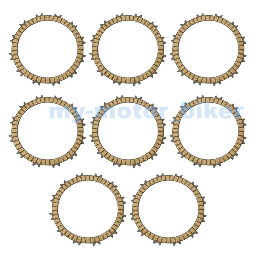 Placas de fricción de embrague 8 piezas para Husqvarna FC250 FC350 2015-2025/FC450 2014-2025 Foto 3 de 4