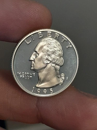 1995- S Silver Proof Washington Quarter  #1