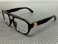 DOLCE & GABBANA DG3415 501 Black Mens 55 mm E...