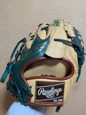 Gant de lanceur de baseball en caoutchouc Rawlings HOH style majeur vert...