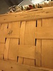 Longaberger 1999 Small Gathering Basket Set Road Trip Caddy Lid Fruit Medley 14” — photo 7