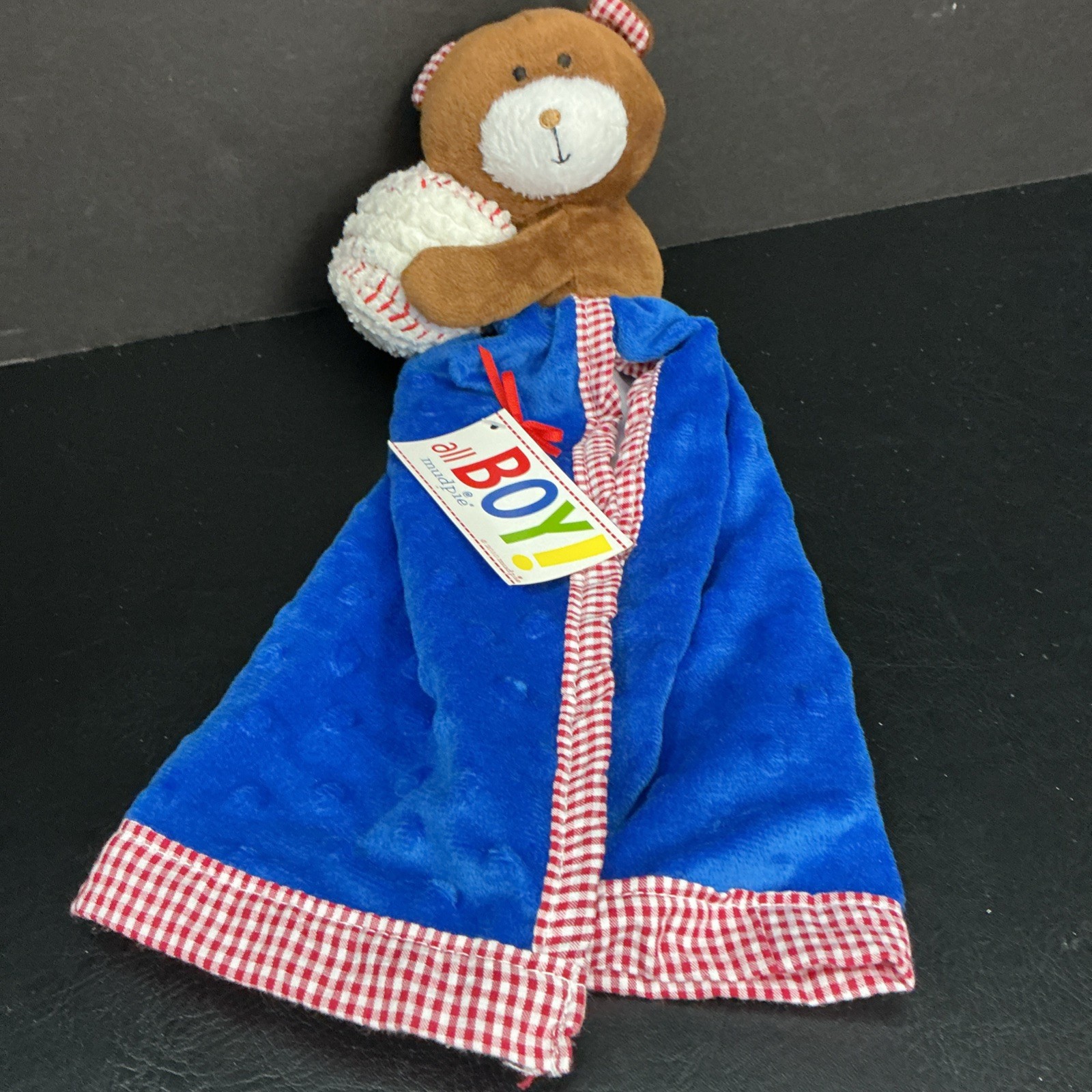 Baby Sports Cuddle Blanket by Mud Pie, Baseball, NWT