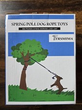Spring Pole Dog Rope Toys - Dog Rope Pull Tug of War Toy NEW