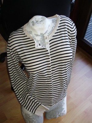 Liu Jo Cardigan beige schwarz 46