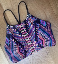 Body Glove Swimsuit Bikini Top High Neck 2 Way Straps size large