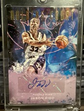 21-22 Panini Court Kings Holding Court Signatures Jason Kidd #HC-JKD Violet /75
