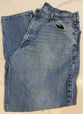 Carhartt B17 DST Jeans Men's Blue Jeans 38x30 Flaw