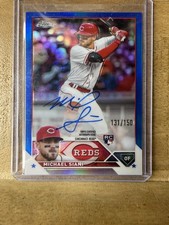 2023 Topps Chrome Rookie Blue Refractor /150 Mike Siani Michael Auto 0eo6
