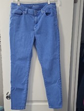 Michael Kors Light Blue Stretch Skinny Cropped Jeans