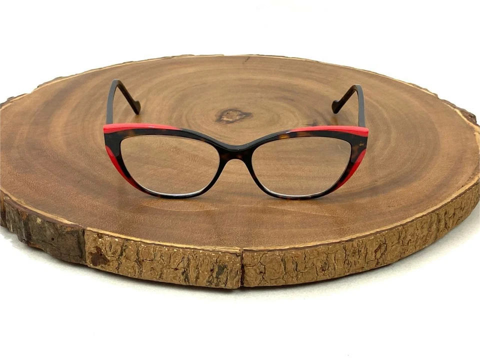 Marco de gafas Face A Face Jadde 2 52 15 139 mm rojo marrón hecho a mano en Francia Foto 2 de 4