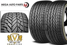 2 Vogue Custom Built Radial Viii 21555r17 98v Xl Whitegold Sidewall Tires