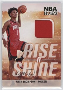 2023-24 Panini NBA Hoops Rise N Shine Memorabilia Winter Amen Thompson Rookie RC